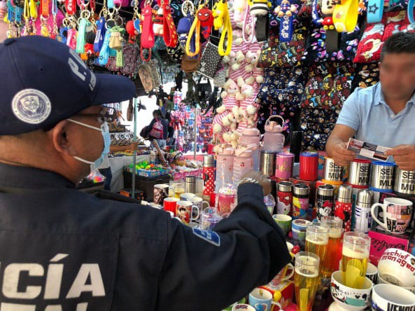 Mantiene SSC vínculo con la población general en la feria de Calpulalpan 2022